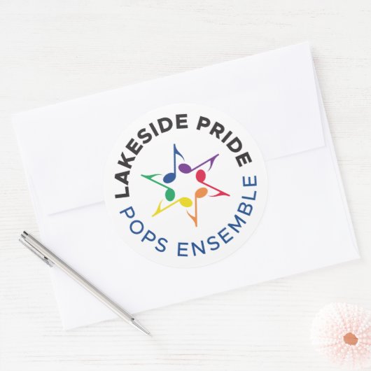 Pops Ensemble Sticker (Circle Logo) (Umschlag)