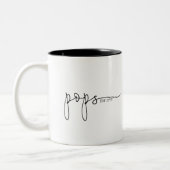 Pops | Opa-Geschenk Zweifarbige Tasse (Links)