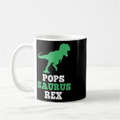 Pops-saurus Rex Dino Dinosaur Funny Popssaurus  Kaffeetasse (Links)