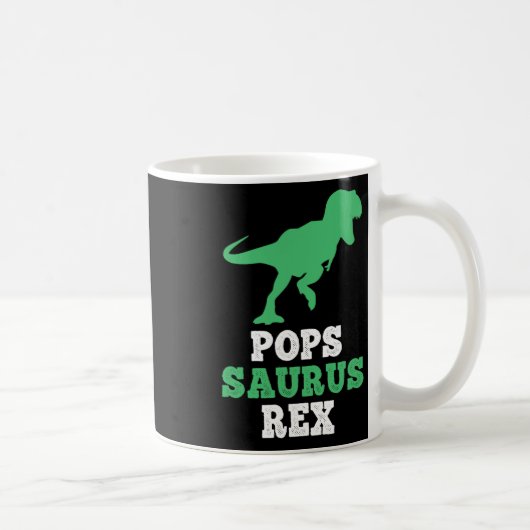 Pops-saurus Rex Dino Dinosaur Funny Popssaurus  Kaffeetasse (Rechts)