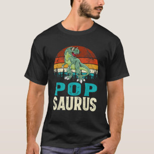 Popsaurus T Rex Dinosaur Funny Pop Saurus Familie  T-Shirt