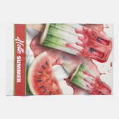 Popscles and Watermelon, HELLO SOMMER Geschirrtuch (Horizontal)