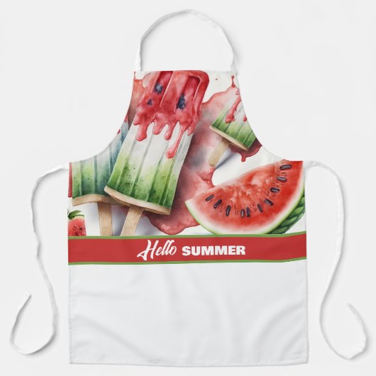 Popscles and Watermelon, HELLO SOMMER Schürze (Vorderseite)