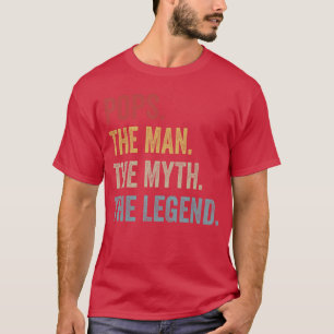 POPShe Mann Mythos Legende Opa Freund Junge Mädche T-Shirt