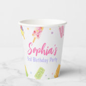 Popsice Ice Cream Summer Party Pappbecher (Vorderseite)