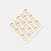 Popsicks Sticks Colorful Pastel Summer Pattern Serviette (Ecke)