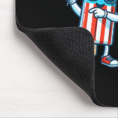 Popsicle American Flag 4. Juli Patriotic Sommer Mousepad (Ecke)