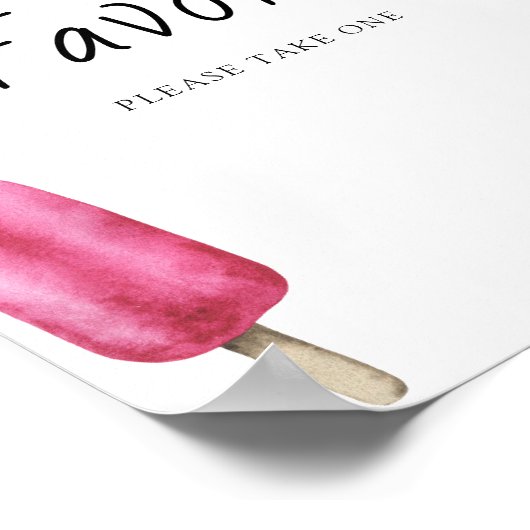 Popsicle baby dusche - Favoriten Poster (Ecke)