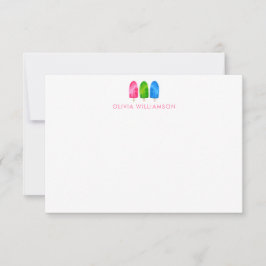 Popsicle Baby Dusche Vielen Dank Dankeskarte