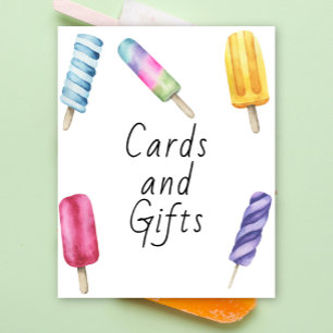 Popsicle-Baby-Party - Karten und Geschenke Poster