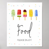 Popsicle Baby Showfood Poster (Vorne)