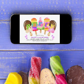 Popsicle Birthday Party jedes Alter Mädchen farben Einladung