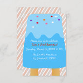 Popsicle Candyland Einladung (Vorne/Hinten)