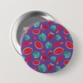 Popsicle, Cherry, Strawberry & Watermelon Blätter Button (Vorne & Hinten)