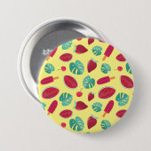 Popsicle, Cherry, Strawberry & Watermelon Blätter Button (Vorne & Hinten)