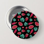 Popsicle, Cherry, Strawberry & Watermelon Blätter Button (Vorne & Hinten)
