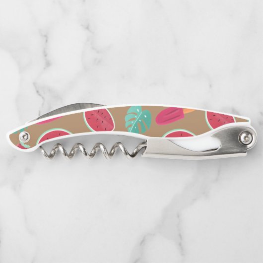 Popsicle, Cherry, Strawberry & Watermelon Blätter Kellnermesser (Rückseite)