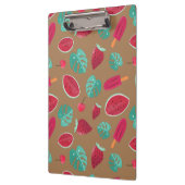 Popsicle, Cherry, Strawberry & Watermelon Blätter Klemmbrett (Links)
