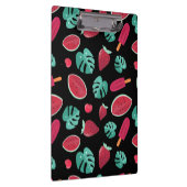 Popsicle, Cherry, Strawberry & Watermelon Blätter Klemmbrett (Rechts)