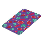 Popsicle, Cherry, Strawberry & Watermelon Blätter Magnet (Linke Seite)