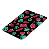 Popsicle, Cherry, Strawberry & Watermelon Blätter Magnet (Linke Seite)
