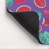 Popsicle, Cherry, Strawberry & Watermelon Blätter Mousepad (Ecke)