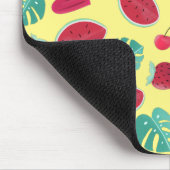 Popsicle, Cherry, Strawberry & Watermelon Blätter Mousepad (Ecke)