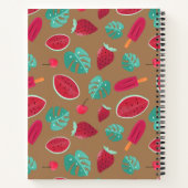 Popsicle, Cherry, Strawberry & Watermelon Blätter Notizblock (Rückseite)