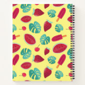 Popsicle, Cherry, Strawberry & Watermelon Blätter Notizblock (Rückseite)