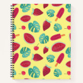 Popsicle, Cherry, Strawberry & Watermelon Blätter Notizblock (Vorderseite)