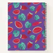 Popsicle, Cherry, Strawberry & Watermelon Blätter Notizblock (Rückseite)