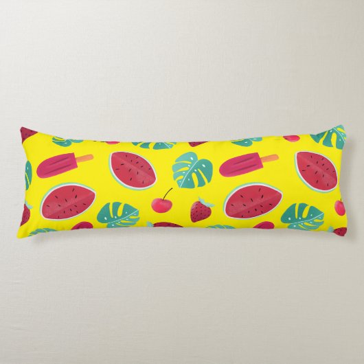 Popsicle, Cherry, Strawberry & Watermelon Seitenschläferkissen (Vorderseite)