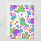 Popsicle-Geburtstag Einladung (Rückseite)