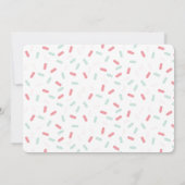 Popsicle Gender Reveal Baby Shower by Mail Einladung (Rückseite)