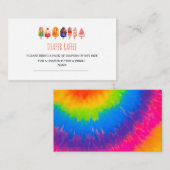 Popsicle Ice Cream Baby Dusche Windel Tombola Begleitkarte (Vorne/Hinten)