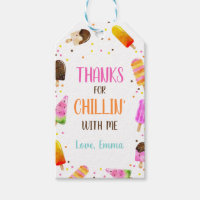 Popsicle Ice Cream Confetti Danke, dass du Tags ge
