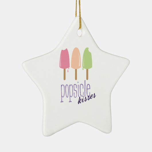 Popsicle-Küsse Keramik Ornament (Rechts)