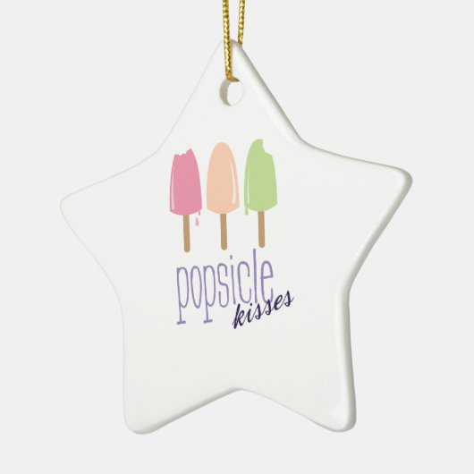 Popsicle-Küsse Keramik Ornament (Links)