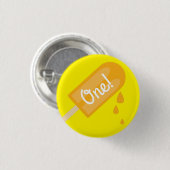 Popsicle Niedlich Summer Kid's Birthday Party Button (Vorne & Hinten)