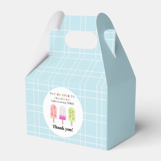 Popsicle Party Geschenkschachtel (Rückseite)
