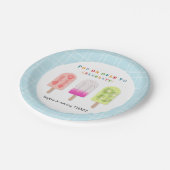 Popsicle Party Pappteller (Schrägansicht)