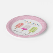 Popsicle Party Pappteller (Schrägansicht)