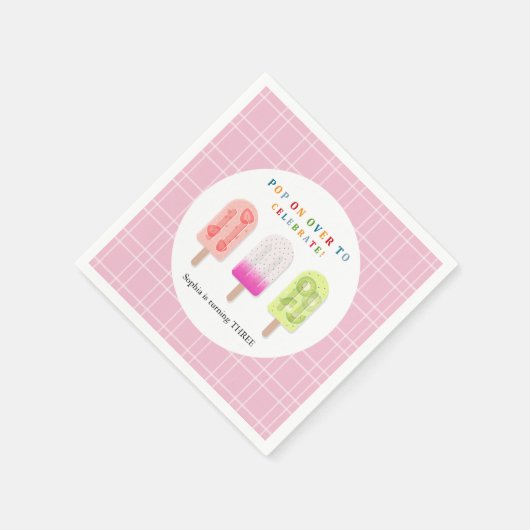 Popsicle Party Serviette (Ecke)
