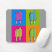 Popsicle-Pop-Kunst Mousepad (Mit Mouse)