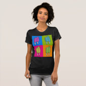 Popsicle-Pop-Kunst T-Shirt (Vorne ganz)