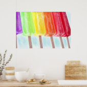 popsicle rainbow poster (Küche)