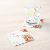 Popsicle Ready to Pop Baby Dusche Rechteckiger Pappuntersetzer (Vor Ort)