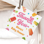 Popsicle Ready to Pop Baby Dusche Vielen Dank Geschenkanhänger