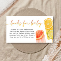 Popsicle Ready to Pop Baby Shower Bücher für Baby