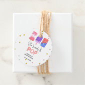 Popsicle She is ready to Pop Baby Shower Geschenkanhänger (Beispiel)